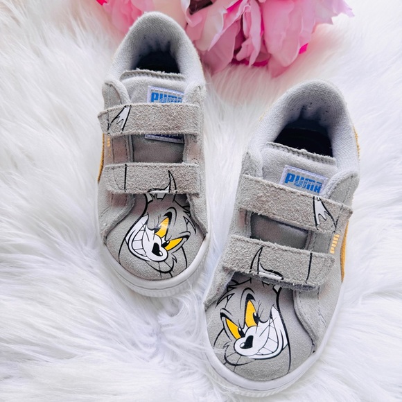 Toddler Puma X Tom & Jerry Suede Sneakers - Picture 1 of 8